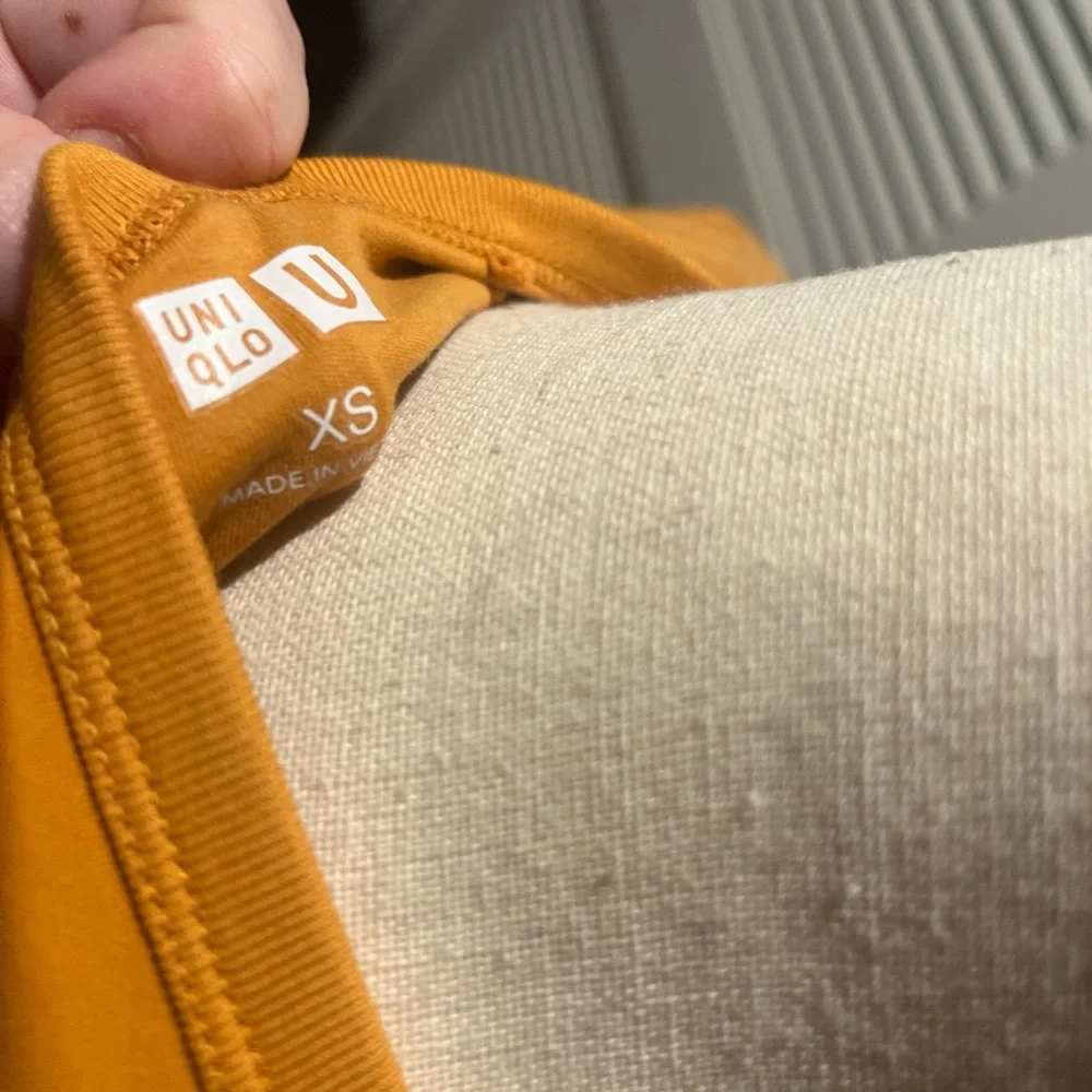 Uniqlo Orange Midi Dress with Tie Waist - Picture 8 of 8